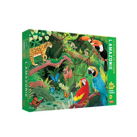 La planète en danger - l'amazonie Vert 1 - vertbaudet enfant 