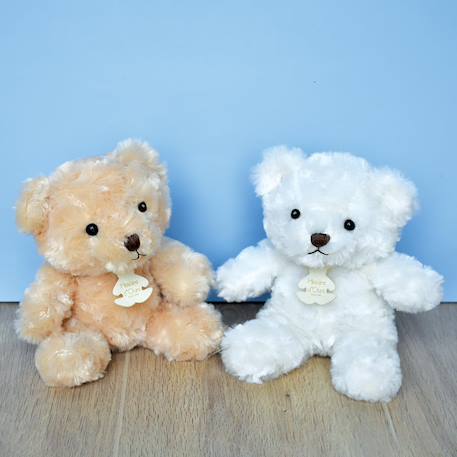 Peluche ours câlin crème 21 cm Beige 6 - vertbaudet enfant 