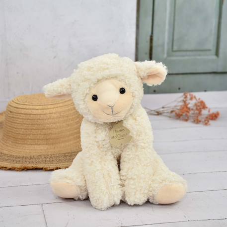 Peluche agneau beige 30 cm Beige 2 - vertbaudet enfant 