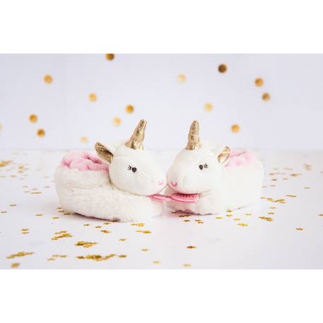 Chaussons lucie la licorne 0-6 mois Rose 2 - vertbaudet enfant 