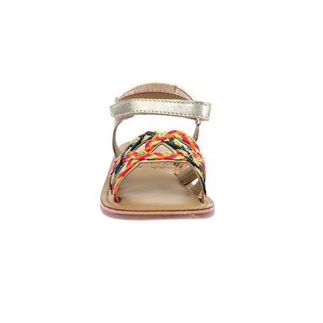 Sandales enfant caweave Or clair multi 5 - vertbaudet enfant 