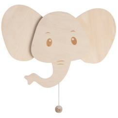 Linge de maison et décoration-Décoration-Applique murale en bois wonder eléphant