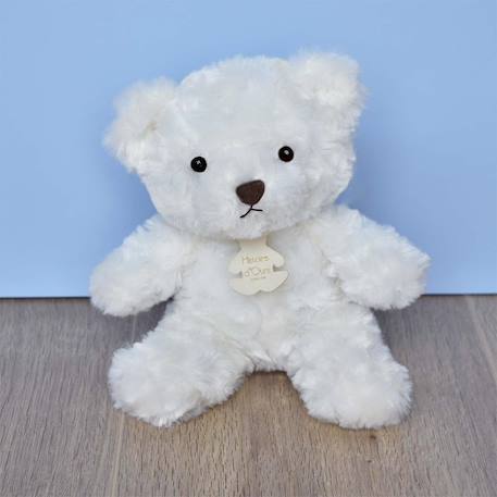 Peluche ours câlin crème 21 cm Beige 4 - vertbaudet enfant 