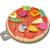 Pizza Rouge, vert, beige 1 - vertbaudet enfant 