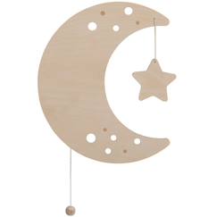 Linge de maison et décoration-Décoration-Applique murale lune wonder