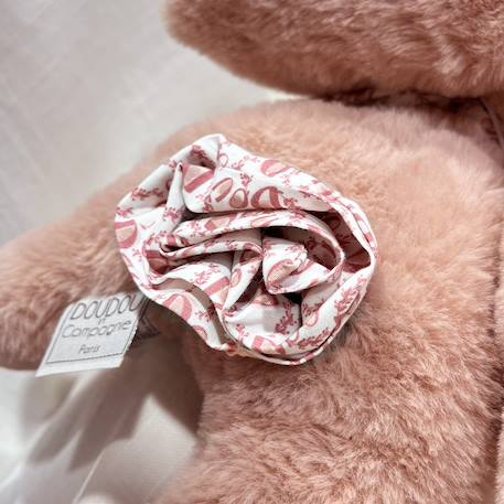 Peluche lapin rose poudré 25 cm Rose 3 - vertbaudet enfant 