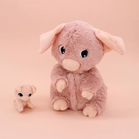 Peluche cochon maman et son bébé rose Rose 3 - vertbaudet enfant 