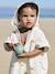 Poncho de bain / plage bébé personnalisable, avec coton recyclé blanc imprimé+rose imprimé 8 - vertbaudet enfant 
