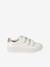 Baskets enfant fille synthétique à scratchs blanc imprimé 2 - vertbaudet enfant 