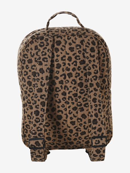Sac à dos fille porte-poupon léopard Vertbaudet et Envie de fraise marron 4 - vertbaudet enfant 