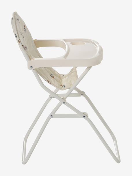 Chaise haute pour poupon RETRO FLOWER écru 5 - vertbaudet enfant 