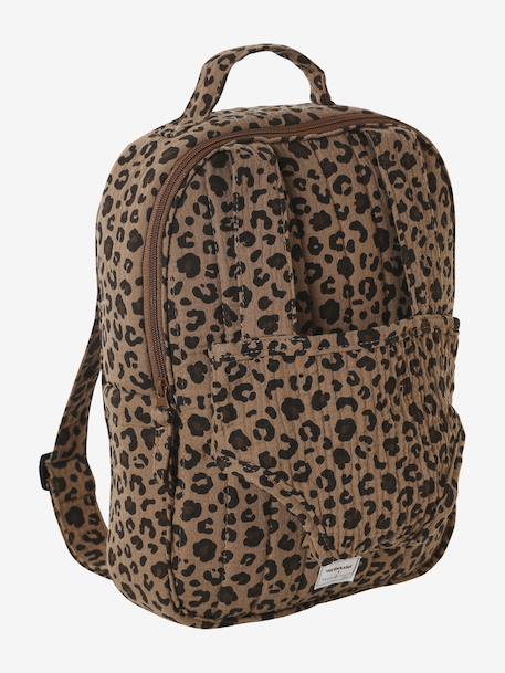 Sac à dos fille porte-poupon léopard Vertbaudet et Envie de fraise marron 3 - vertbaudet enfant 