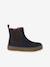 Boots fille cuir zippées et élastiquées beige+camel+marine 13 - vertbaudet enfant 