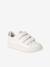 Baskets enfant fille synthétique à scratchs blanc imprimé 1 - vertbaudet enfant 