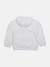 Sweat à capuche Blanc+Bleu foncé 2 - vertbaudet enfant 