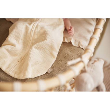 Gigoteuse naissance gaze de coton Avoine 4 - vertbaudet enfant 