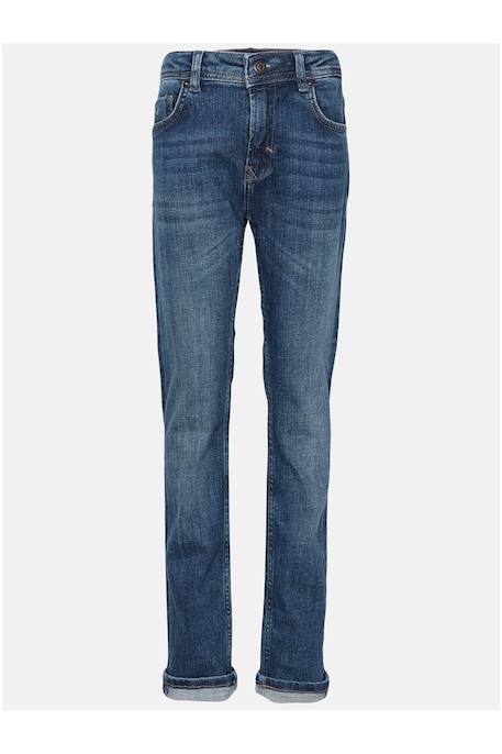 Jean délavé Bleu 17035 1 - vertbaudet enfant 