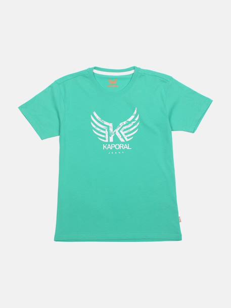 T-shirt  manches courtes Blanc+Bleu clair+Bleu foncé+Rose+Vert 9 - vertbaudet enfant 