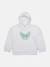 Sweat à capuche Blanc+Bleu foncé 1 - vertbaudet enfant 