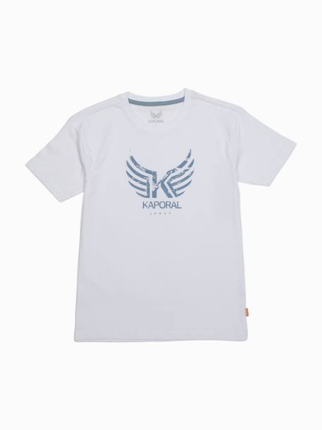 T-shirt  manches courtes Blanc+Bleu clair+Bleu foncé+Rose+Vert 1 - vertbaudet enfant 
