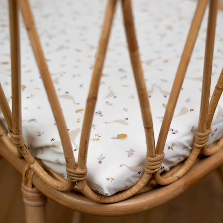 Drap housse berceau en coton sidonia Sidonia, beige, écru, blanc 2 - vertbaudet enfant 