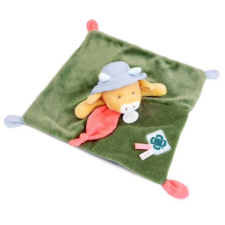Doudou plat aneth la vache 27 cm Vert 2 - vertbaudet enfant 