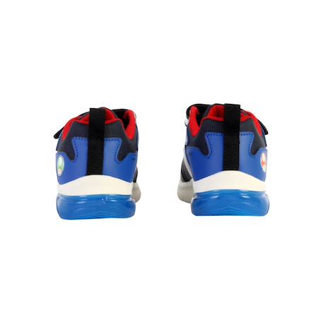 Baskets basses  à scratch Mario Navy royal+Noir orange 4 - vertbaudet enfant 