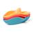 Jouets de bain en silicone requins Orange 1 - vertbaudet enfant 
