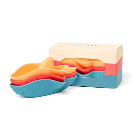 Jouets de bain en silicone requins Orange 3 - vertbaudet enfant 