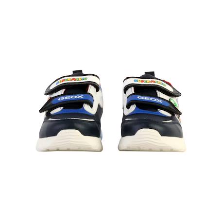 Baskets basses  à scratch Mario Navy royal+Noir orange 5 - vertbaudet enfant 