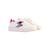Baskets basses  à lacets Blanc+Blanc - Rose+Blanc fushia+Noir or clair 9 - vertbaudet enfant 