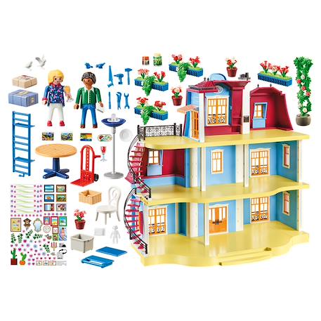 Dollhouse - grande maison traditionnelle 70205 Multicolore 6 - vertbaudet enfant 