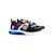 Baskets basses  à scratch Mario Navy royal+Noir orange 3 - vertbaudet enfant 