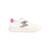 Baskets basses  à lacets Blanc+Blanc - Rose+Blanc fushia+Noir or clair 7 - vertbaudet enfant 