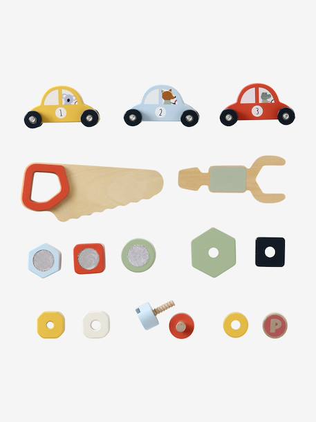 Chariot de marche bricolage et voitures en bois FSC® bois 14 - vertbaudet enfant 