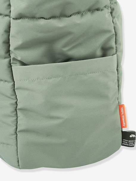 Sac à langer fourre-tout matelassé sable+vert 14 - vertbaudet enfant 