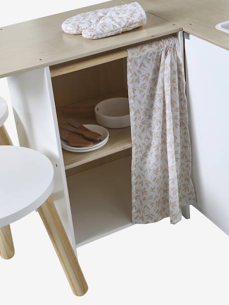 Cuisine d'angle avec accessoires en bois FSC® blanc 11 - vertbaudet enfant 