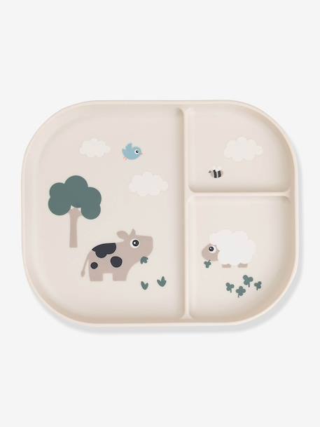 Assiette 3 compartiments sable 3 - vertbaudet enfant 