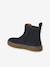 Boots fille cuir zippées et élastiquées beige+camel+marine 14 - vertbaudet enfant 