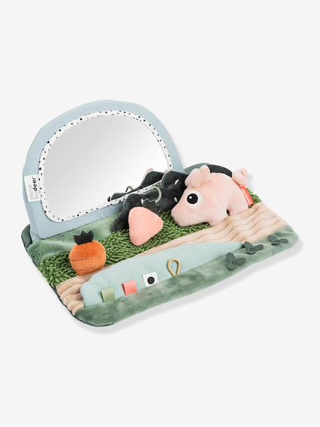 Miroir d'éveil Tummy time Tiny farm multicolore 3 - vertbaudet enfant 