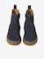 Boots fille cuir zippées et élastiquées beige+camel+marine 15 - vertbaudet enfant 