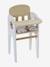 Chaise haute pour poupon en bois FSC® blanc+bois 2 - vertbaudet enfant 