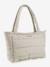 Sac à langer fourre-tout matelassé sable+vert 1 - vertbaudet enfant 