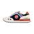 Baskets basses  à lacets Navy blanc rouge 2 - vertbaudet enfant 