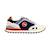 Baskets basses  à lacets Navy blanc rouge 1 - vertbaudet enfant 
