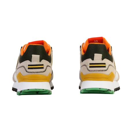 Baskets basses  à lacets Blanc multicolor 4 - vertbaudet enfant 