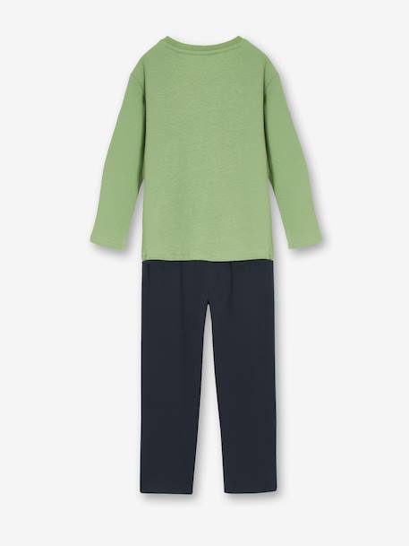 Lot pyjama + pyjashort garçon dinosaure vert 10 - vertbaudet enfant 