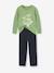 Lot pyjama + pyjashort garçon dinosaure vert 2 - vertbaudet enfant 