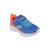 Baskets basses à scratch Noir argenté+Orange royal+Rouge noir 9 - vertbaudet enfant 