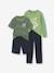 Lot pyjama + pyjashort garçon dinosaure vert 1 - vertbaudet enfant 